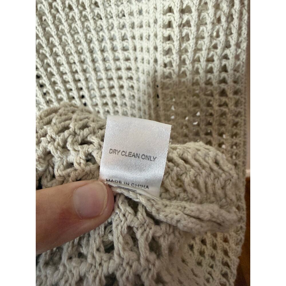 Beige Botany Beige Botany Crochet Beach Boho Midi Dress Size Large View 6